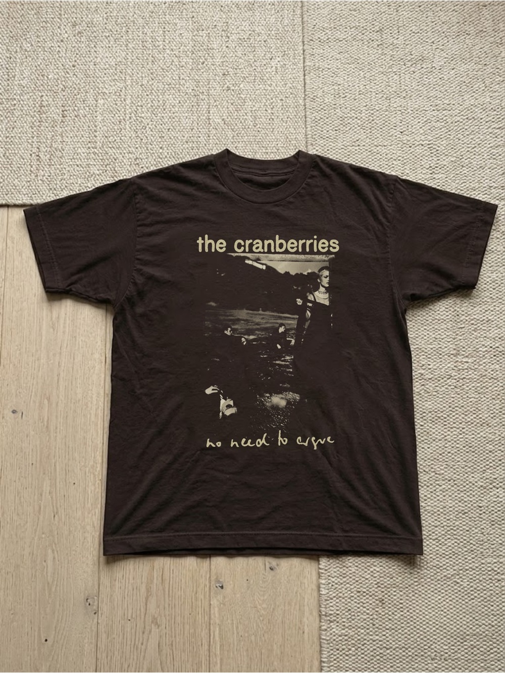 Gildan Brown The Cranberries 'No Need to Argue' Graphic Tee